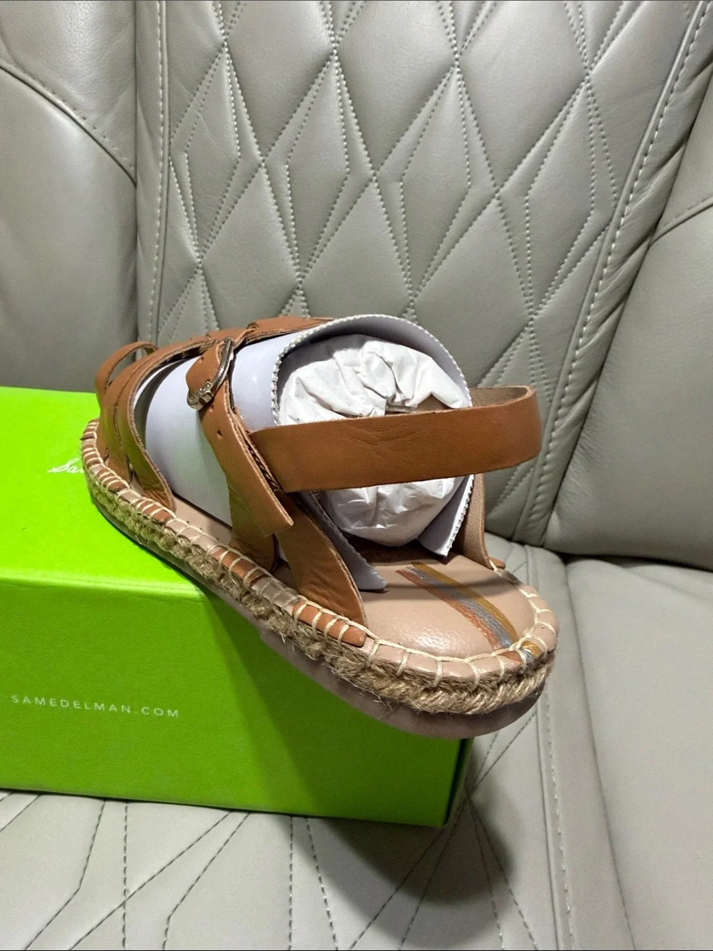 Sam Edelman Girls' Kora Tan Espadrille Sandals